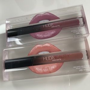 Huda Beauty cream lipstick demi matt brand new